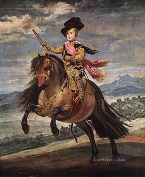  Carlo Galerie - Prinz Baltasar Carlos zu Pferd Porträt Diego Velázquez